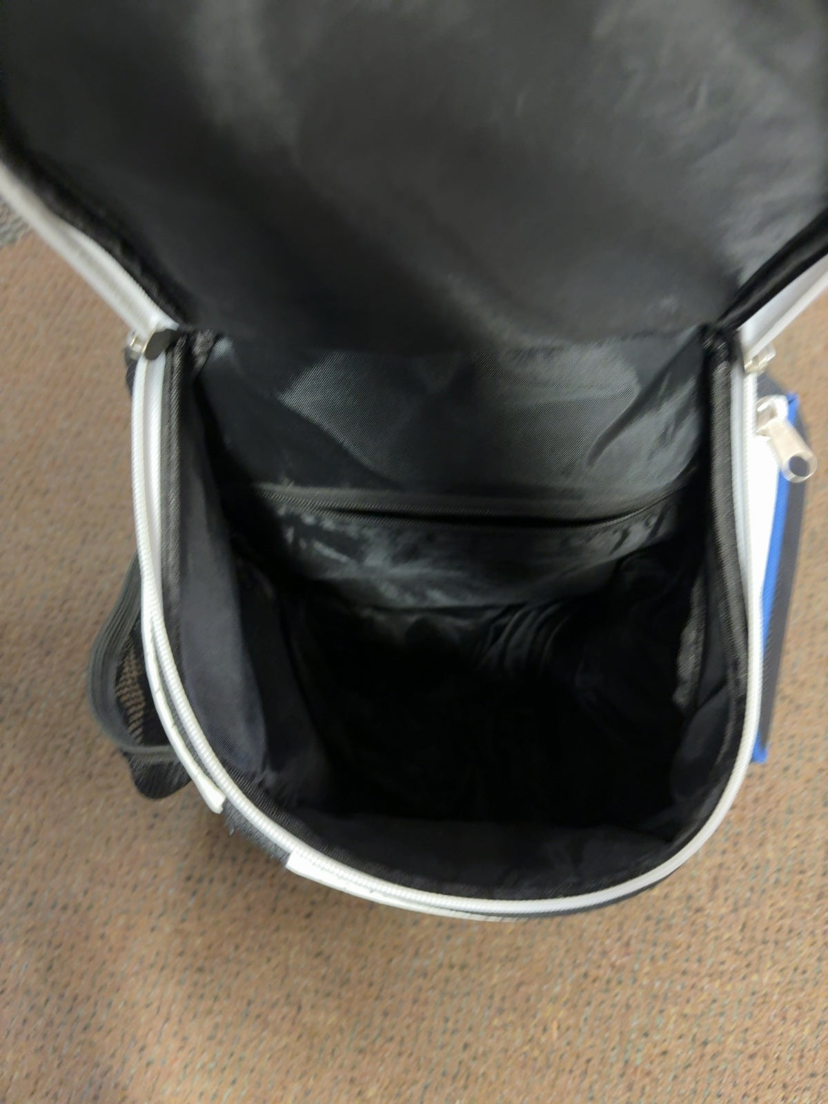 Amazin' Aces Pickleball Backpack Black/Blue/White Good Condition